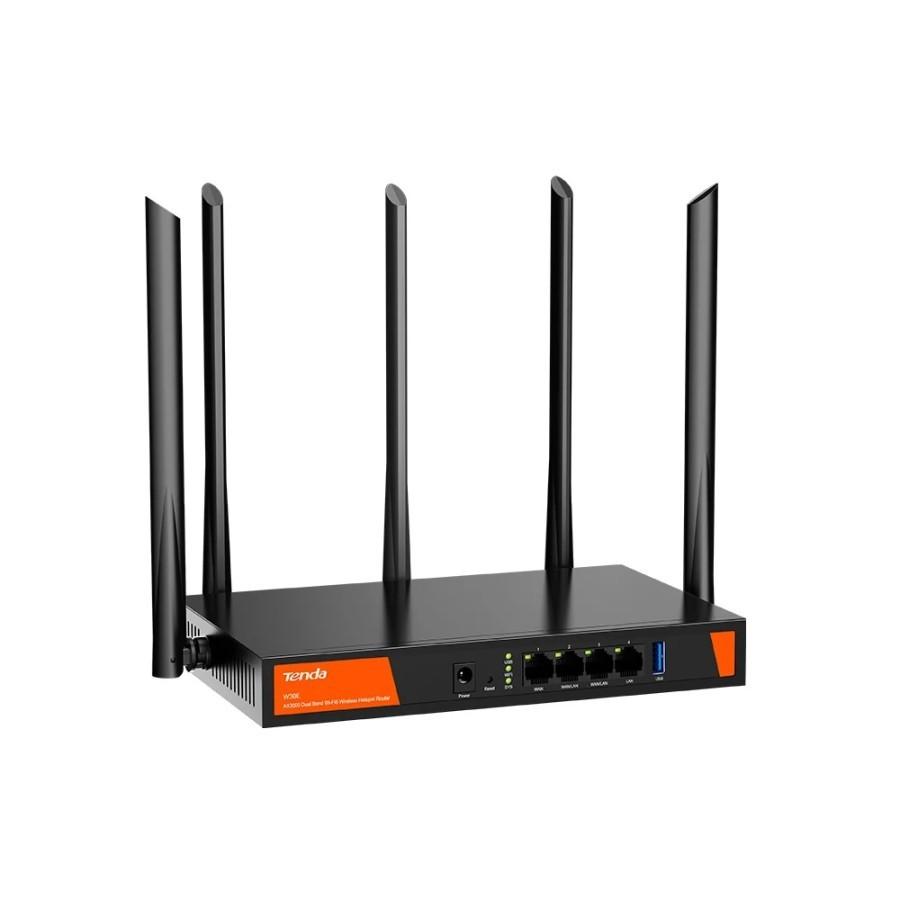 Tenda W30E AX3000 Dual-Band WiFi 6 Wireless Network Hotspot Router - Image 2