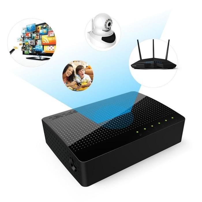 Tenda SG105 5-Port Gigabit Desktop Ethernet Switch Hub - Image 3