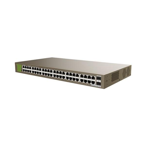 Tenda TEG1050F 50-Port Gigabit Desktop 48GE+2SFP Ethernet Switch Hub - Image 2