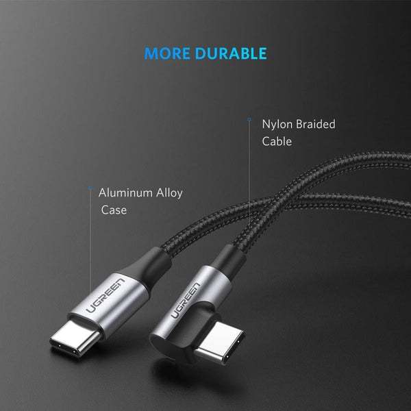 UGreen Kabel Data USB Type-C to Type-C Gaming Nylon Fast Charging - Image 6