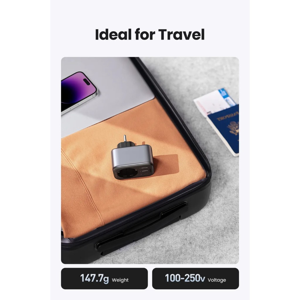 UGreen Outlet Adapter GaN 30W 4 In 1 USB C PD Fast Charging 90613 - Image 5