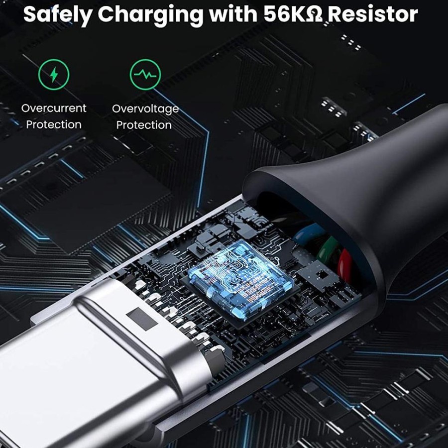 UGreen US288 Cable USB A To USB C Nylon Braided - Quick Charging 3.0 - Image 4