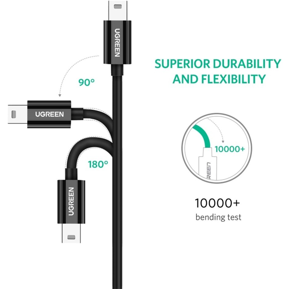 UGreen 50445 Cable USB-C To Mini USB 1M - Image 2