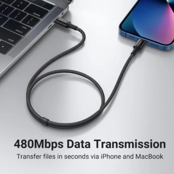 UGreen US199 Cable Data & Fast Charging iPhone MFI USB A To Lightning - Image 5