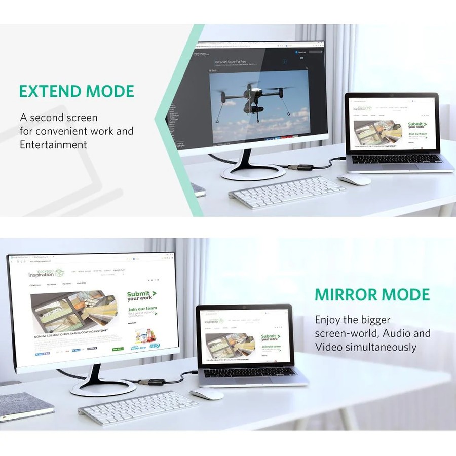 UGreen 40360 Mini DisplayPort to HDMI Adapter Thunderbolt 2.0 4K - Image 4