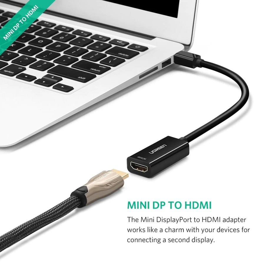 UGreen 40360 Mini DisplayPort to HDMI Adapter Thunderbolt 2.0 4K - Image 6