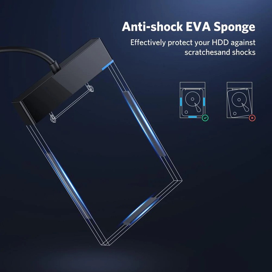 UGREEN External Hardisk SSD Portable 30847 2.5 USB 3.0 Enclosure - Image 2