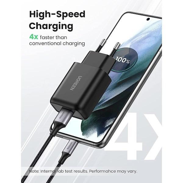 UGreen Kepala Charger Quick Charge CD122 - USB A Fast Charging QC 3.0 18W - Image 3