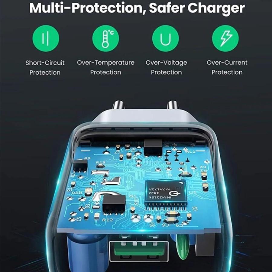 UGreen Kepala Charger Quick Charge CD122 - USB A Fast Charging QC 3.0 18W - Image 5