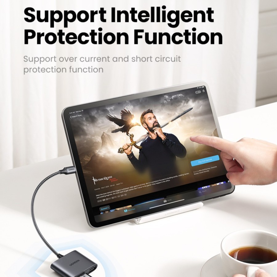 UGreen 80798 Adapter 3 In 1 USB C to USB A SD TF Card Reader - Image 3