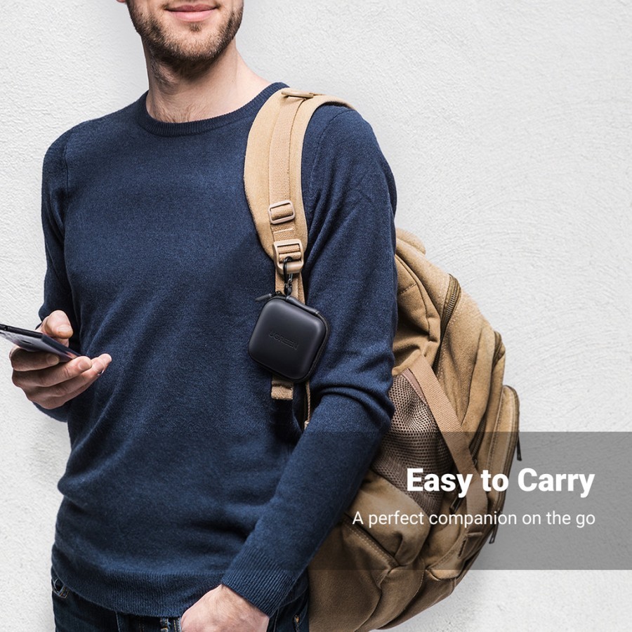 UGREEN EARPHONE POUCH BLACK 40816 - Image 7