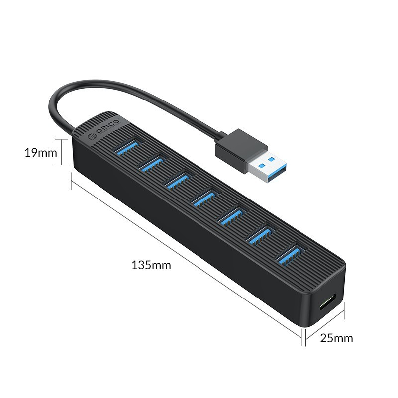 Orico TWU3-7A 7 Ports USB-A 3.0 HUB Expansion - Image 2
