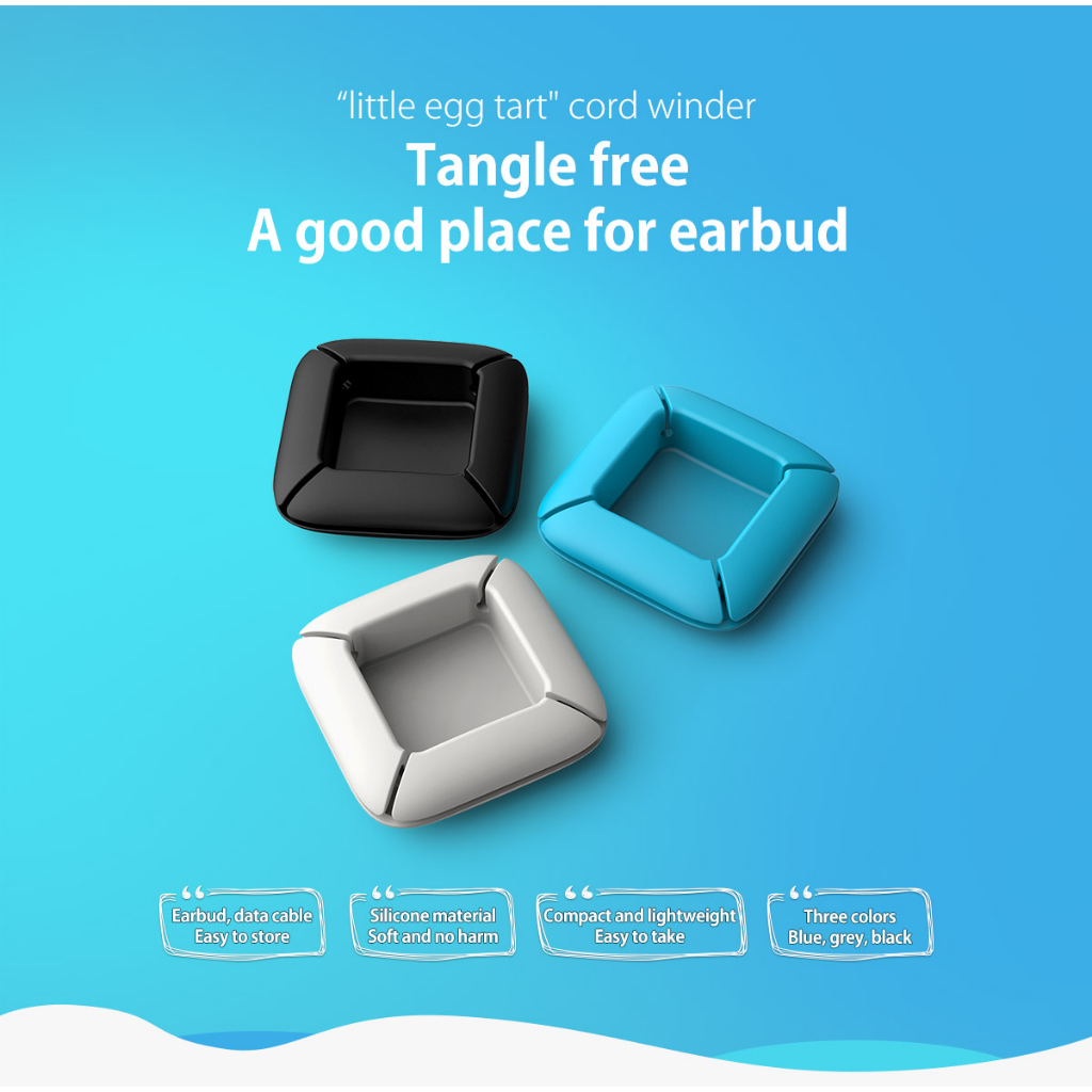 Orico ELR1 Earphone/ Headset Cable Manager - Silicone Cord Holder Clip - Image 2