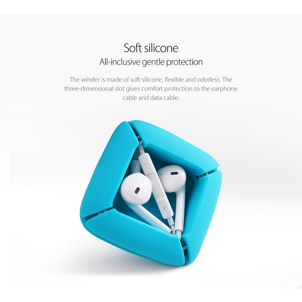 Orico ELR1 Earphone/ Headset Cable Manager - Silicone Cord Holder Clip - Image 4