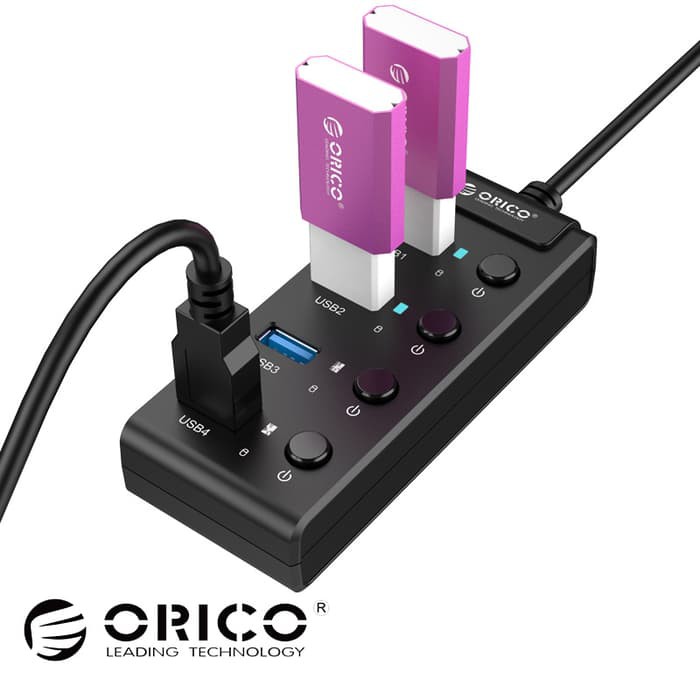 Orico W9PH4 4 Port USB 3.0 HUB With Power Switch Led - Image 4