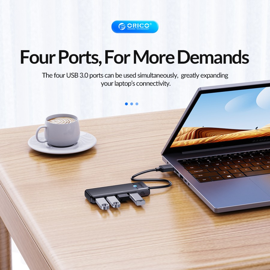 Orico PAPW4A-U3-015 4 Port USB 3.0 HUB Expansion - Image 4