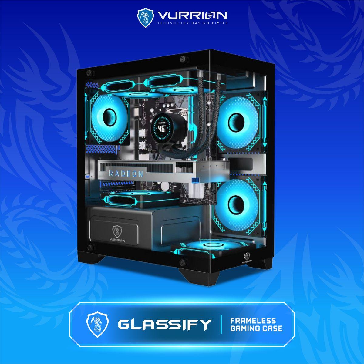 Vurrion Glassify Gaming Case - Tempered Glass Casing - Image 2