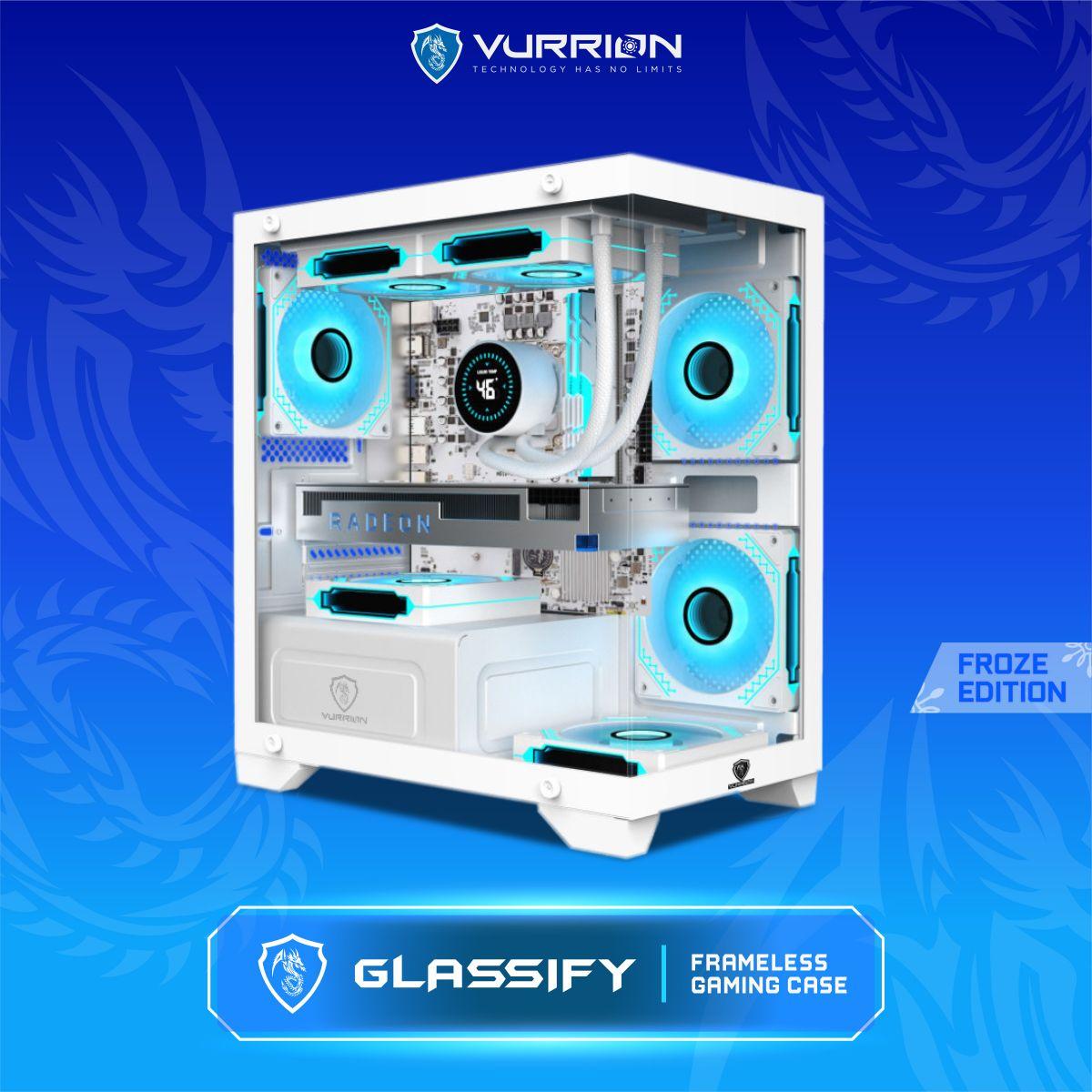 Vurrion Glassify Gaming Case - Tempered Glass Casing - Image 3
