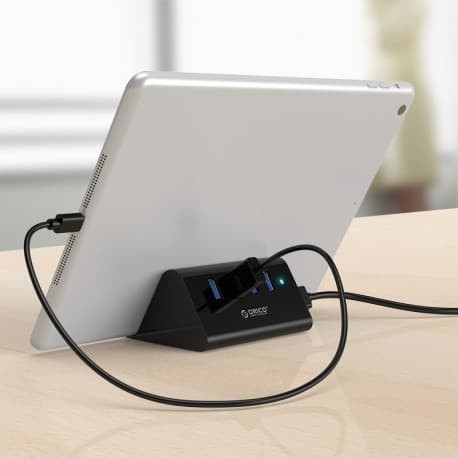 Orico SHC-U3 4 Port USB 3.0 HUB With Smartphone/ Tablet Holder - Image 3
