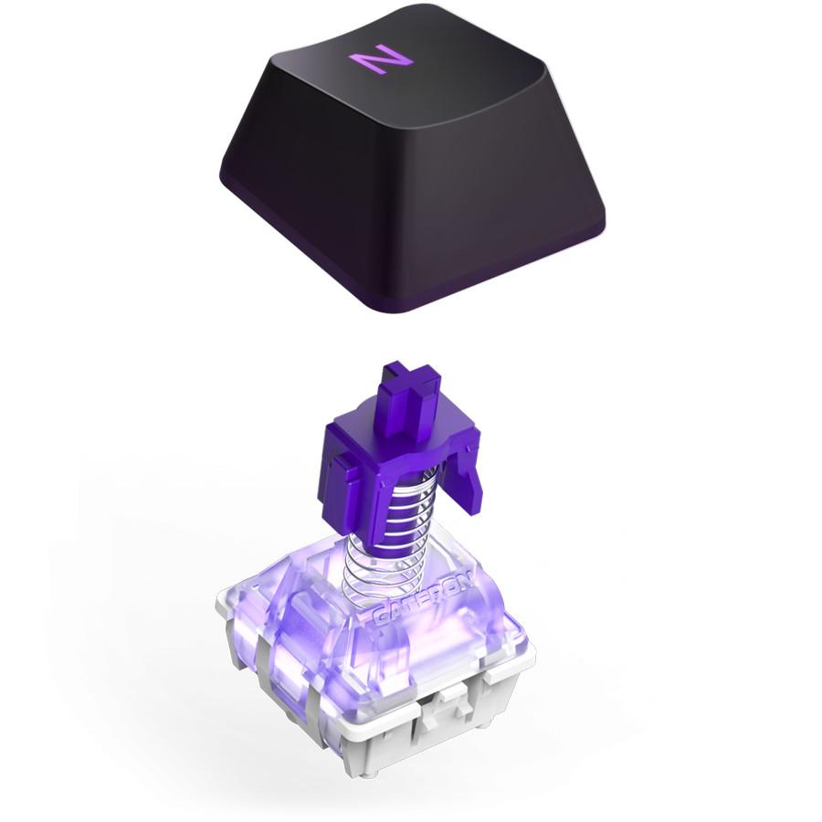 NZXT Function 2 Mini TKL Tenkeyless Size Optical Gaming Keyboard RGB - Image 4