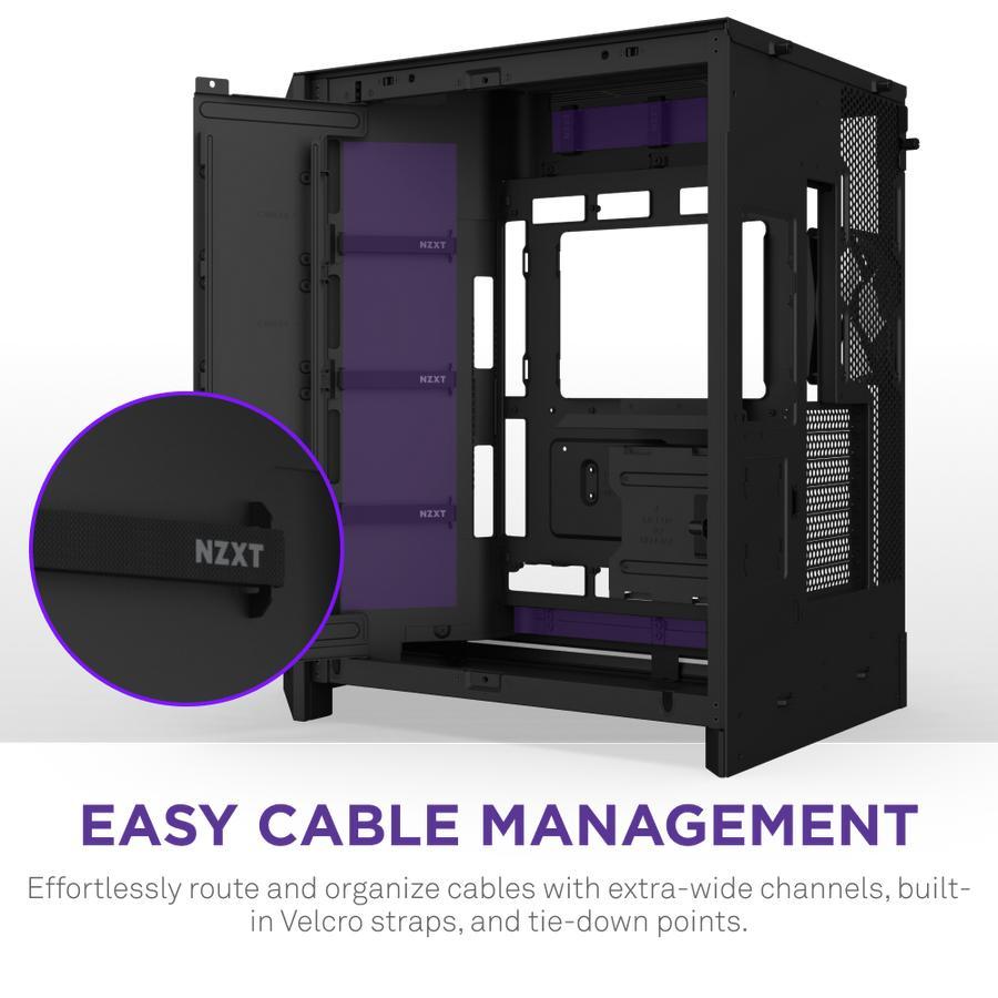 NZXT H9 Flow RGB+ 2025 Case - Tempered Glass Casing - Image 4