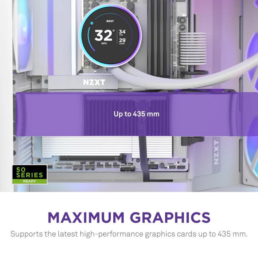 NZXT H9 Flow RGB 2025 Case - Tempered Glass Casing - Image 6
