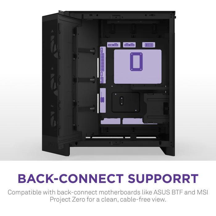 NZXT H9 Flow RGB 2025 Case - Tempered Glass Casing - Image 7