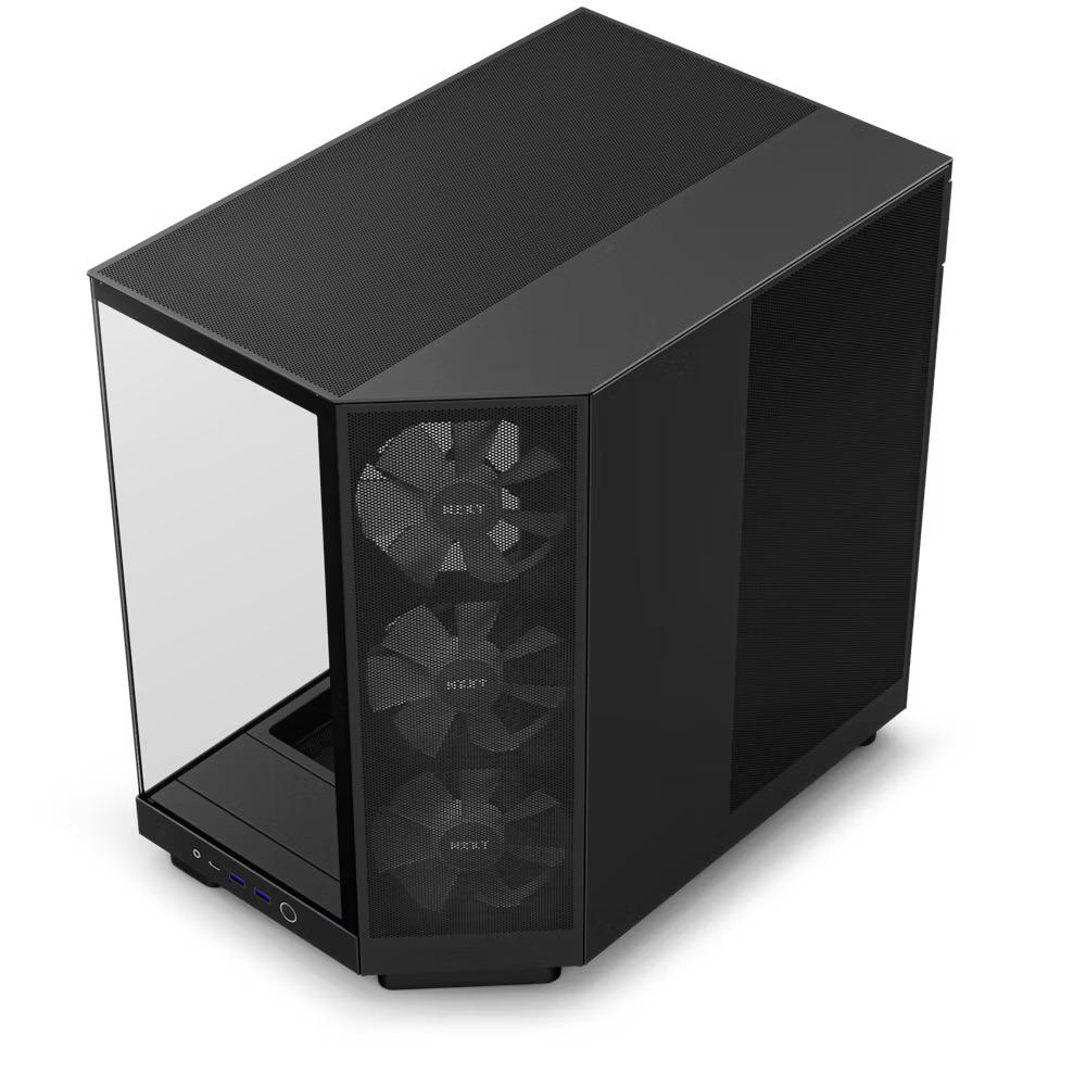 NZXT H6 Flow RGB Gaming Case - Tempered Glass Casing - Image 4