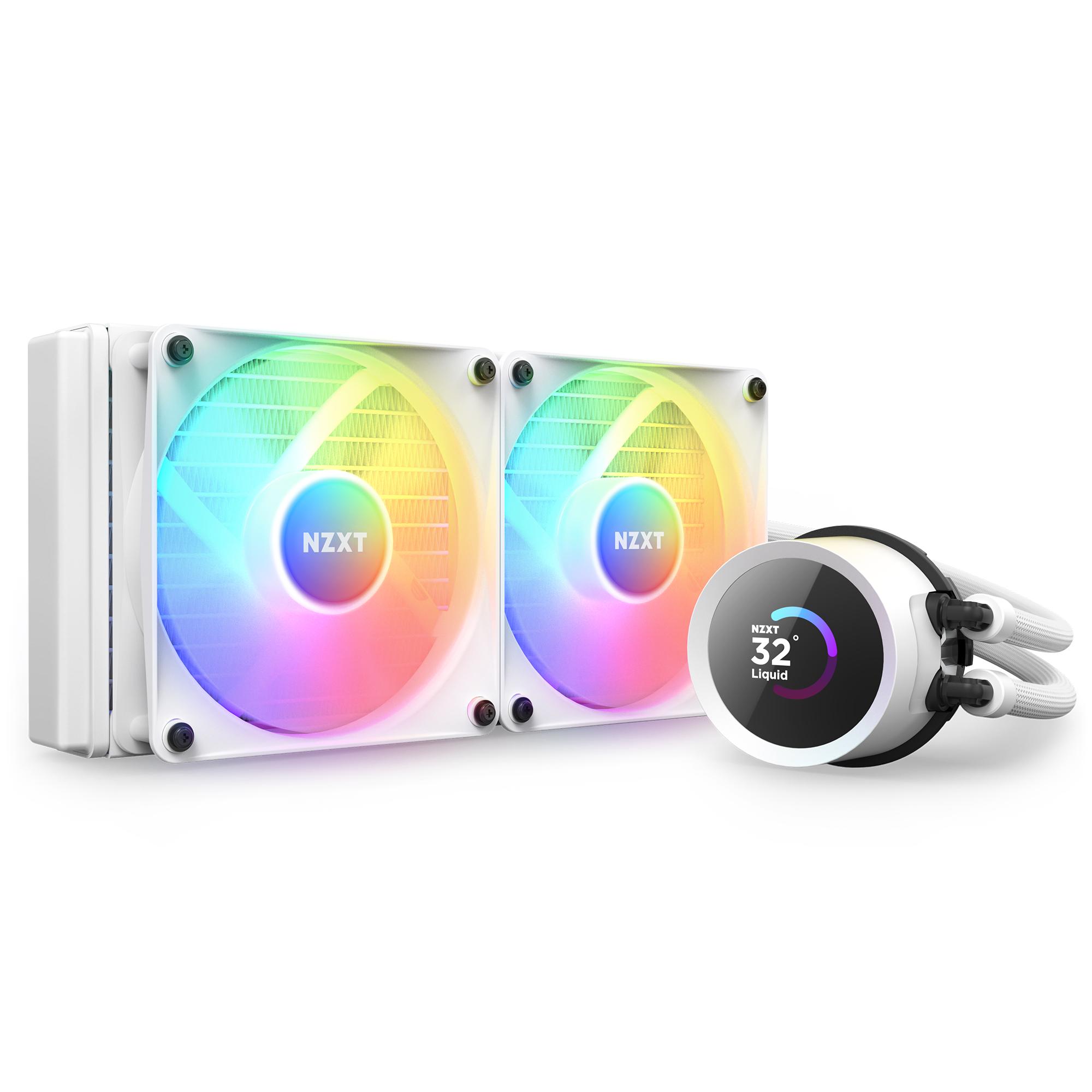 NZXT Kraken 240 RGB - Liquid CPU Cooler Fan 240mm with LCD Display - Image 2
