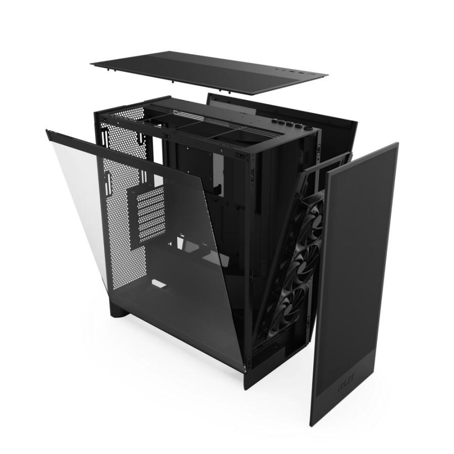 NZXT H7 Flow 2024 Gaming Case - Tempered Glass Casing - Image 6