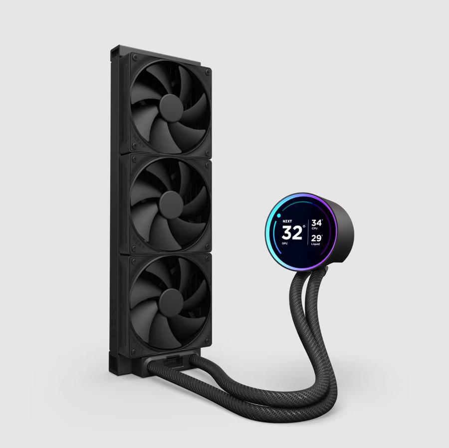 NZXT Kraken Elite 360 V2 - CPU Cooler Liquid Fan 360mm IPS LCD Display - Image 2
