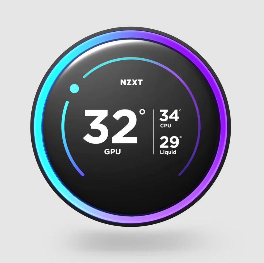 NZXT Kraken Elite 360 V2 - CPU Cooler Liquid Fan 360mm IPS LCD Display - Image 3