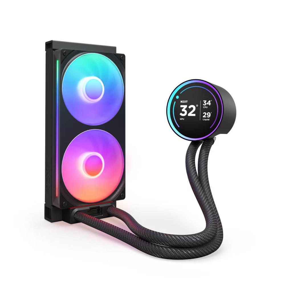 NZXT Kraken Elite 240 V2 RGB - CPU Cooler Liquid Fan 240mm IPS LCD Display - Image 2