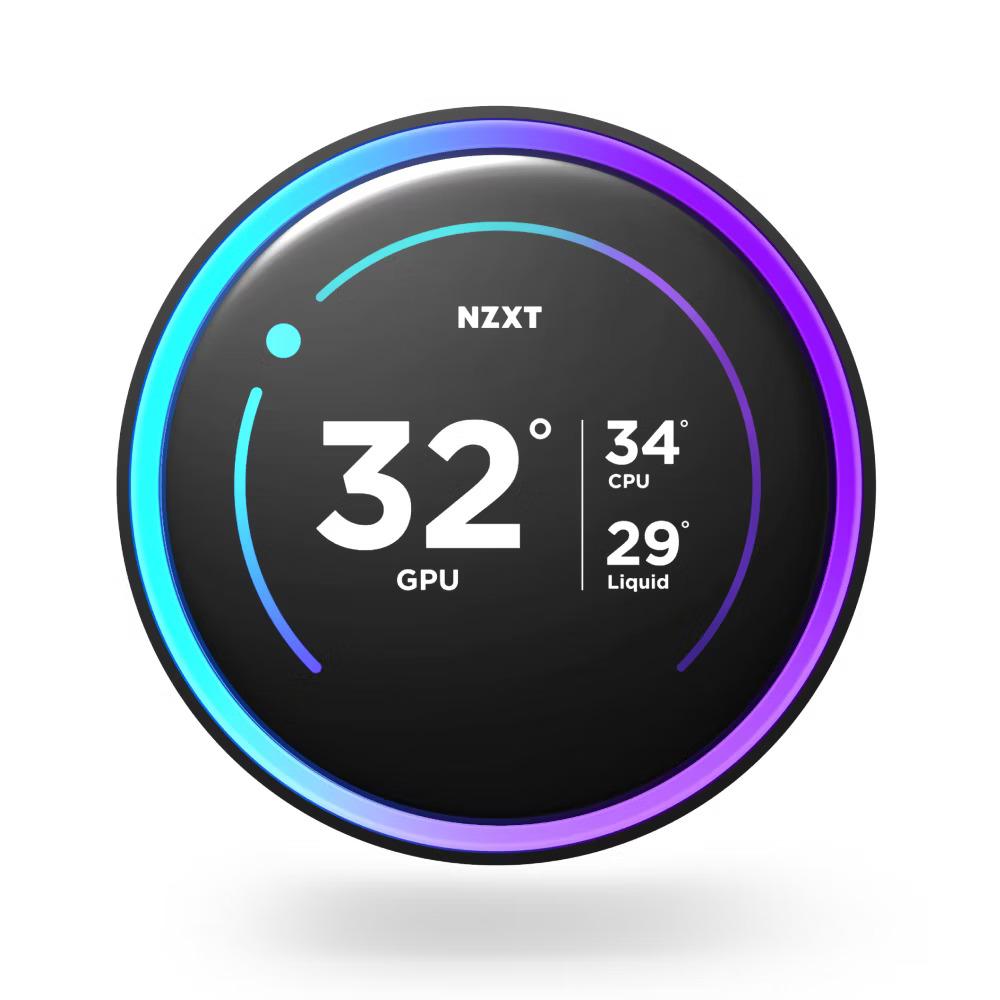 NZXT Kraken Elite 240 V2 RGB - CPU Cooler Liquid Fan 240mm IPS LCD Display - Image 3