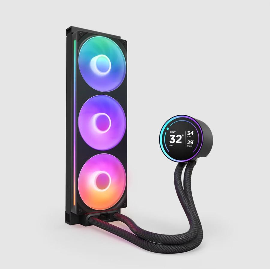 NZXT Kraken Elite 360 V2 RGB - CPU Cooler Liquid Fan 360mm IPS LCD Display - Image 2