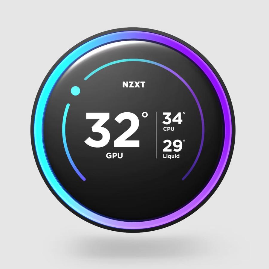 NZXT Kraken Elite 360 V2 RGB - CPU Cooler Liquid Fan 360mm IPS LCD Display - Image 3