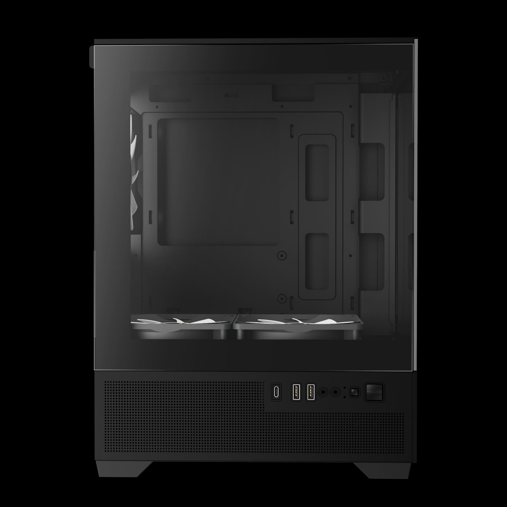 GAMDIAS Aura GC9M Elite ARGB Case - Tempered Glass Casing - Image 6