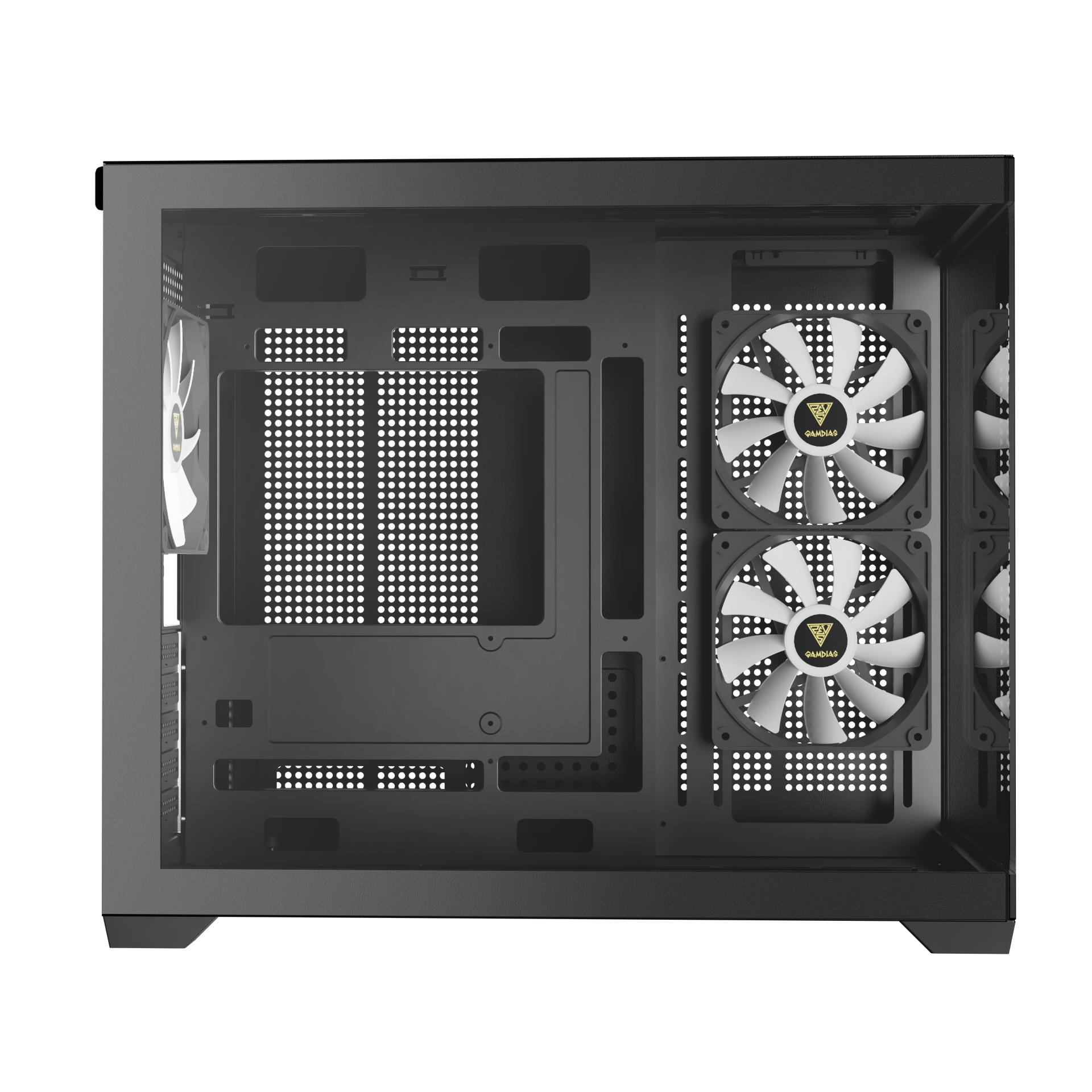 GAMDIAS Aura GC10M ARGB Case - Tempered Glass Casing - Image 6