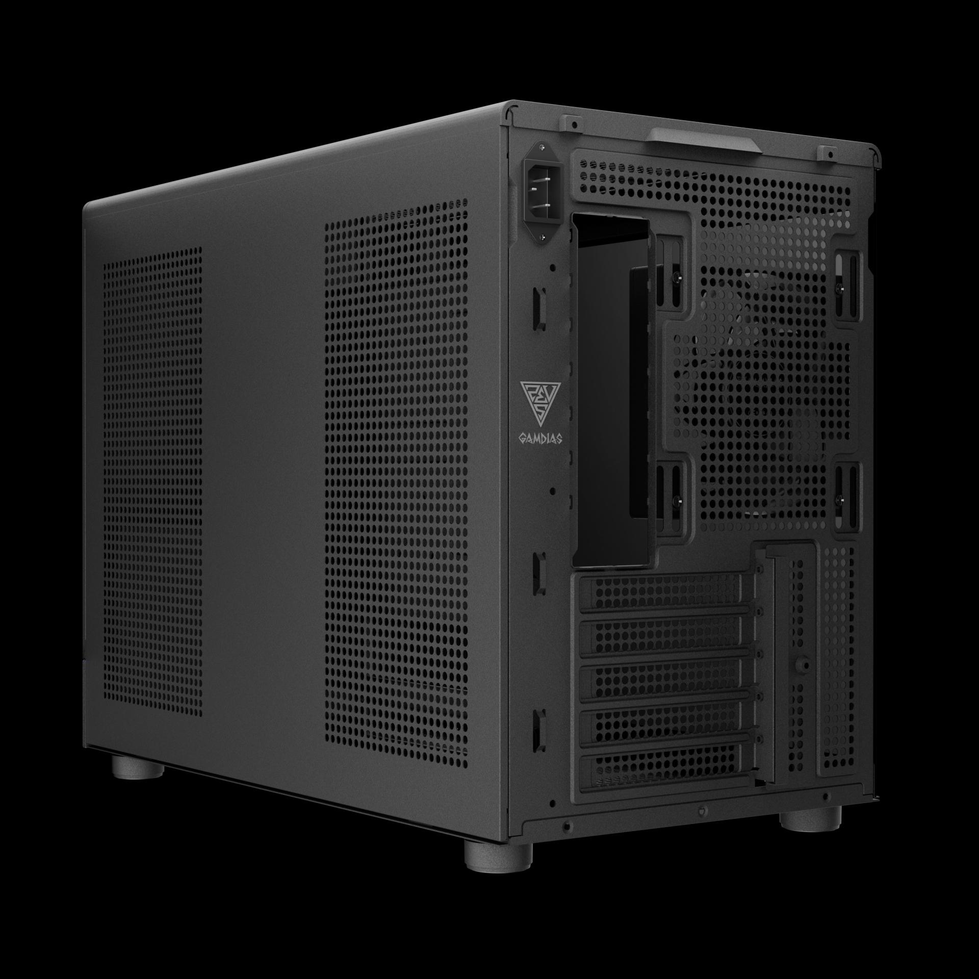 GAMDIAS Athena M4M Mesh Mini Case - Tempered Glass Casing - Image 4