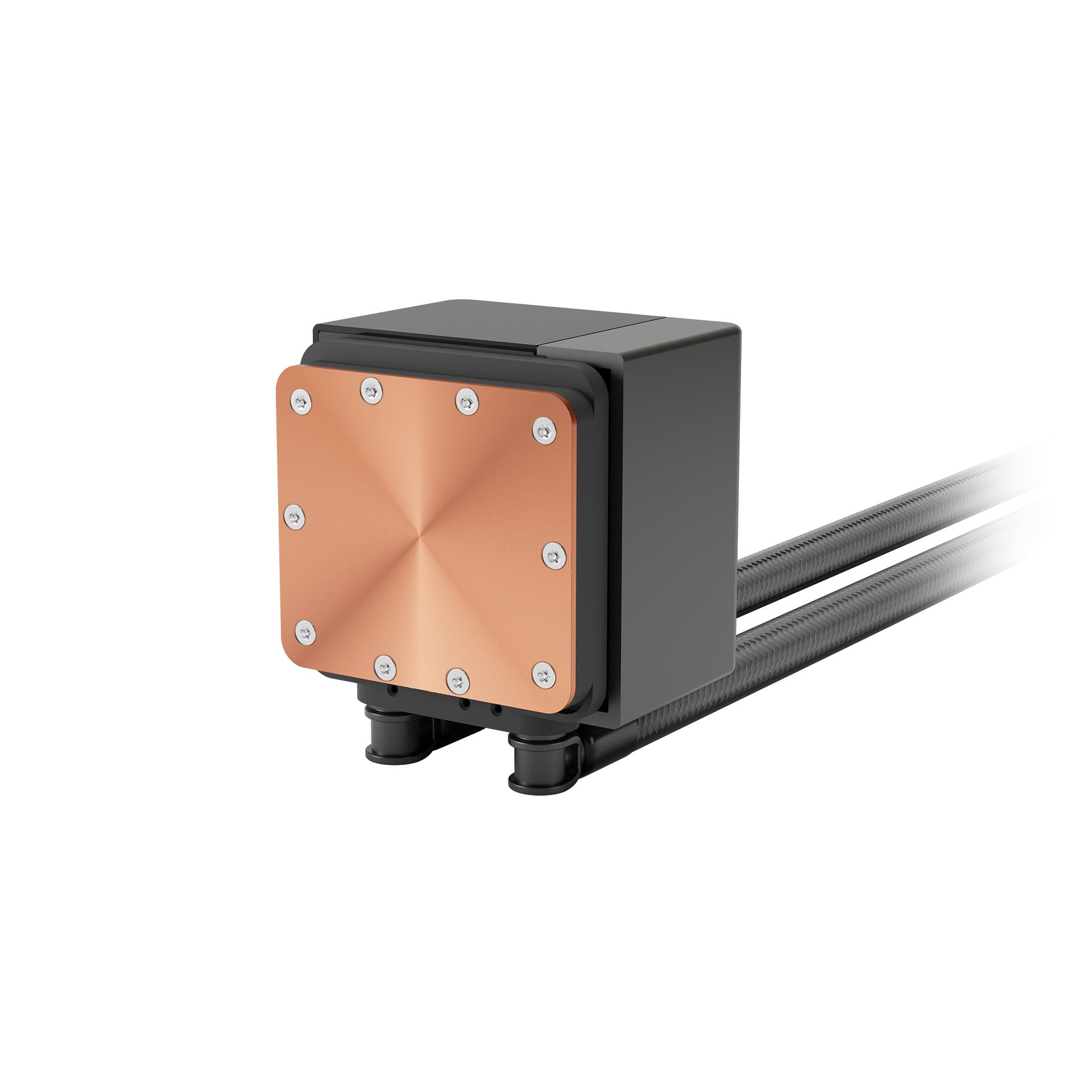 GAMDIAS Chione E4-360 ARGB - CPU Cooler Liquid Fan 360mm with Digital Display - Image 8