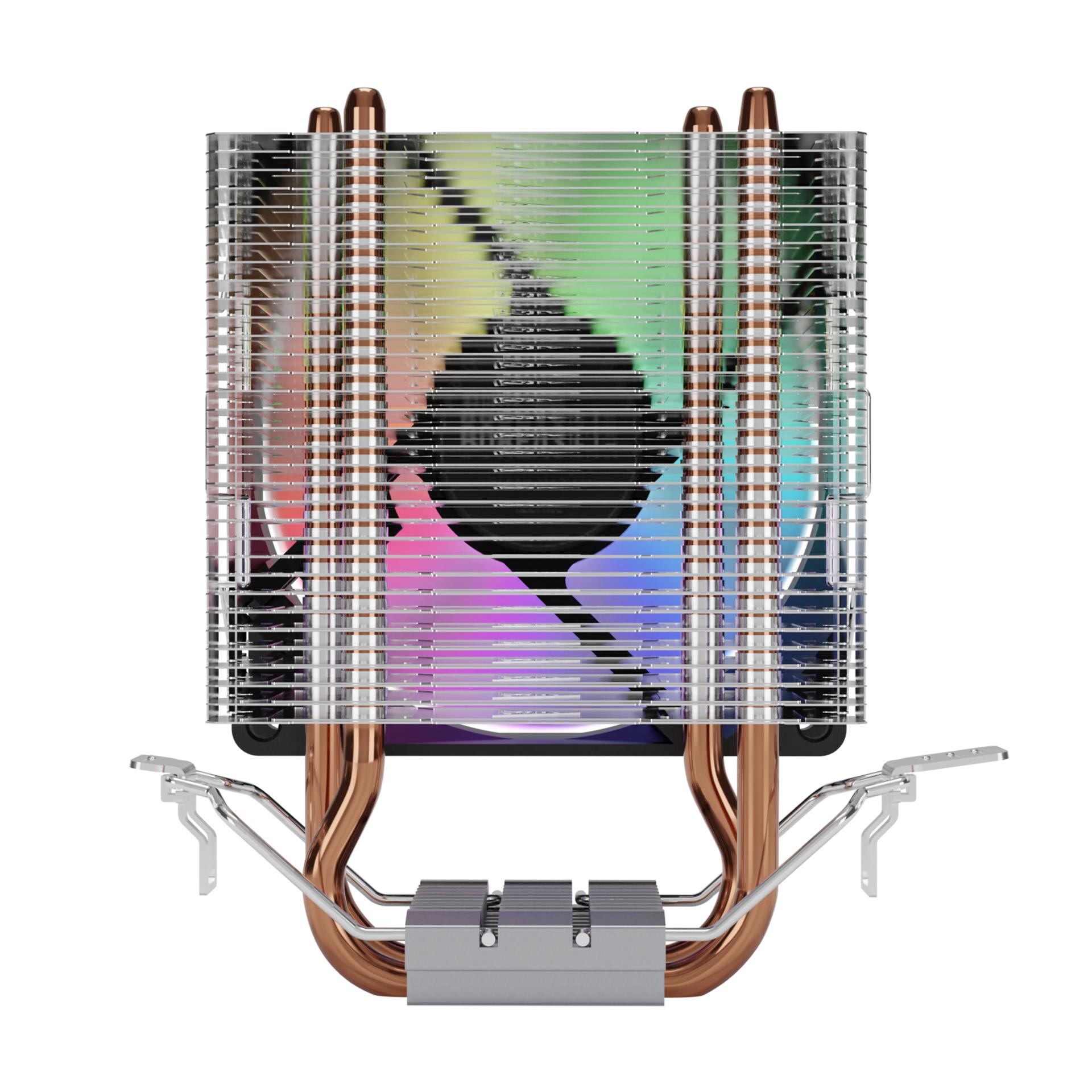 GAMDIAS Boreas E1-210 Lite Rainbow - CPU Air Cooler Fan Intel & AMD - Image 4
