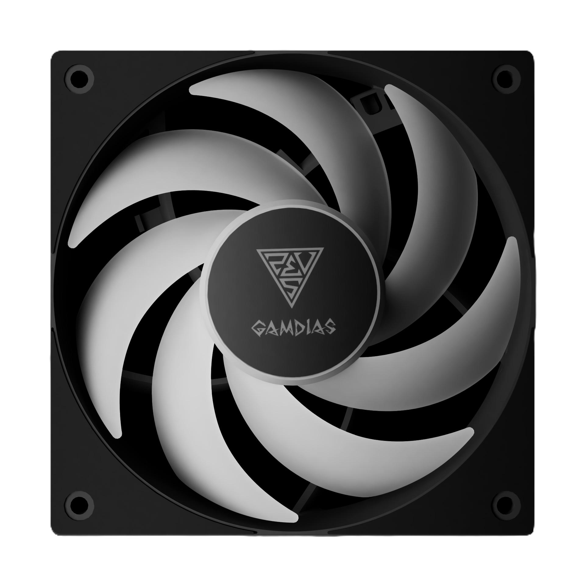 GAMDIAS Notus M1-1203 ARGB PWM Cooler Fan Case - Fan Casing 120mm 3 In 1 - Image 6