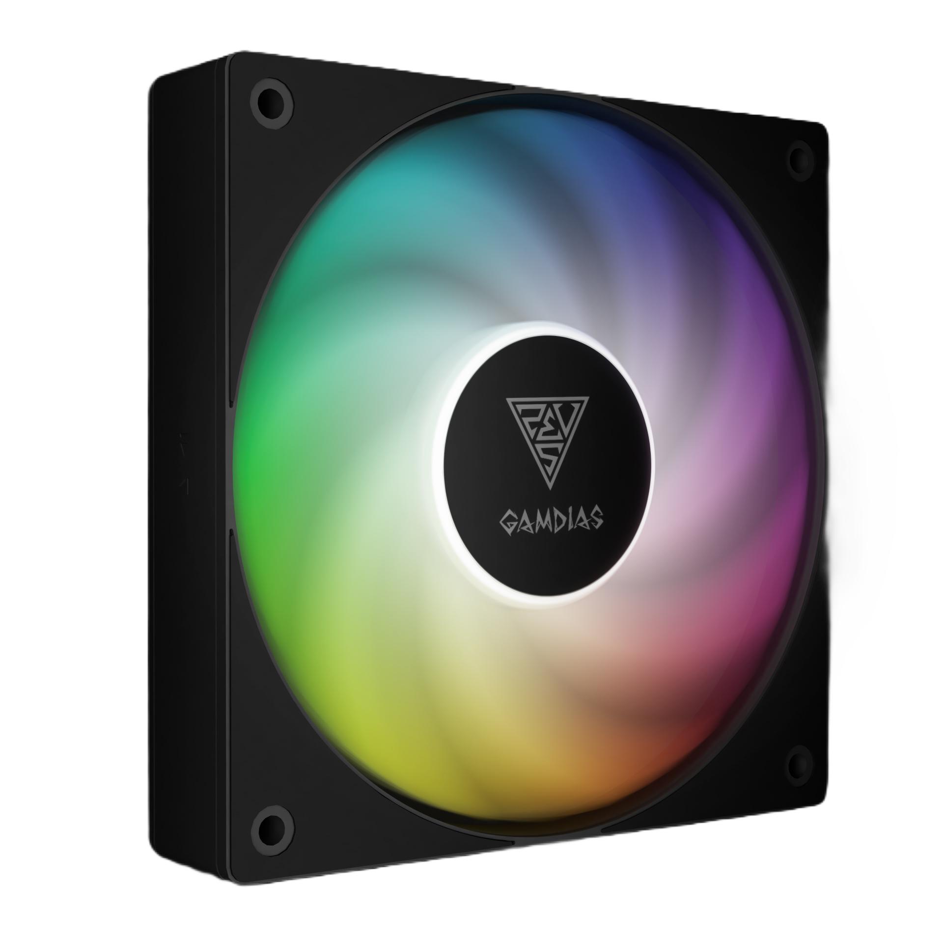 GAMDIAS Notus M1-1201 ARGB PWM Cooler Fan Case - Fan Casing 120mm - Image 4