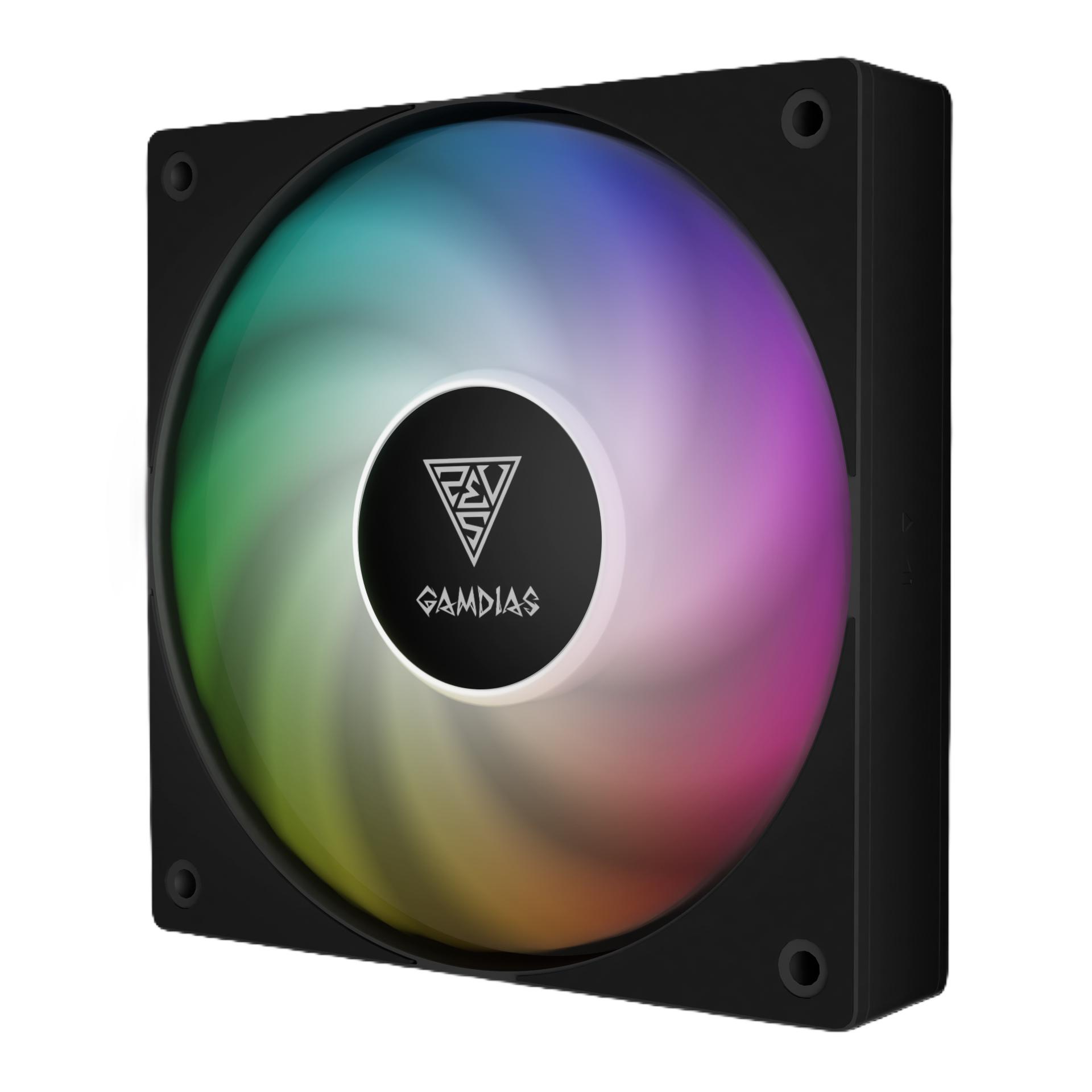 GAMDIAS Notus M1-1201 ARGB PWM Cooler Fan Case - Fan Casing 120mm - Image 5
