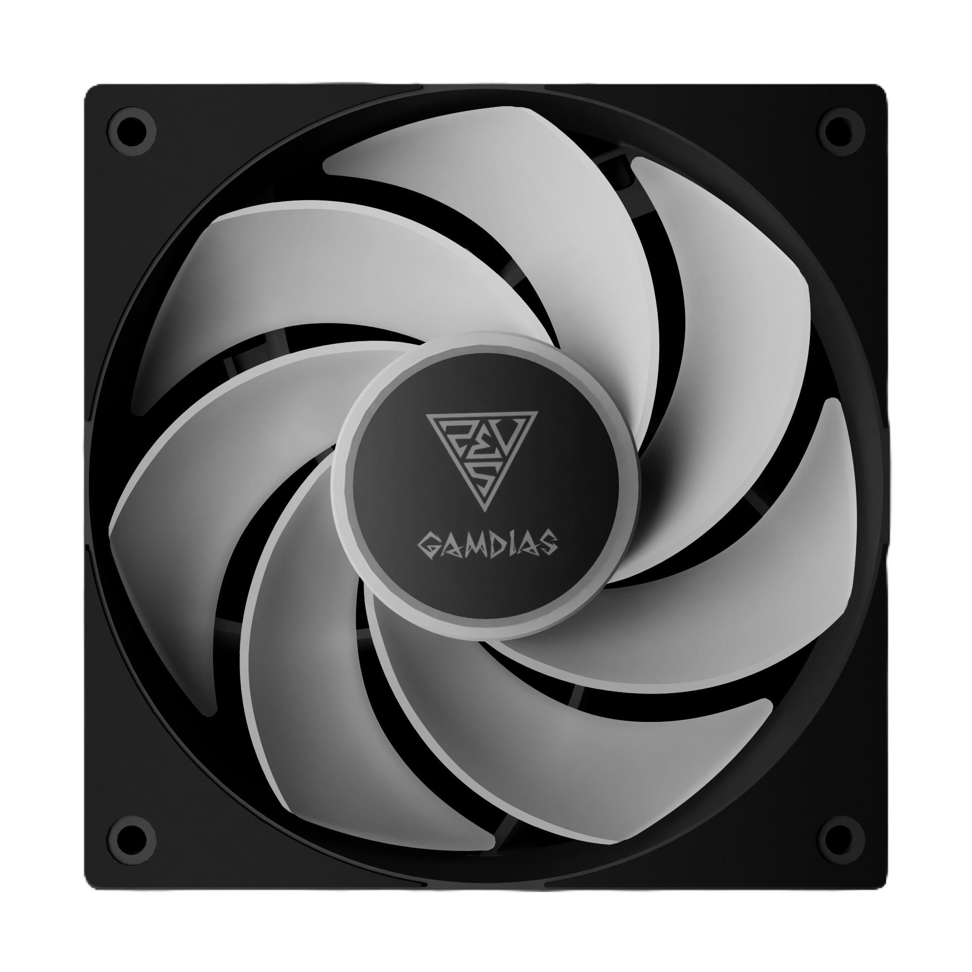 GAMDIAS Notus M1-1201 ARGB PWM Cooler Fan Case - Fan Casing 120mm - Image 7