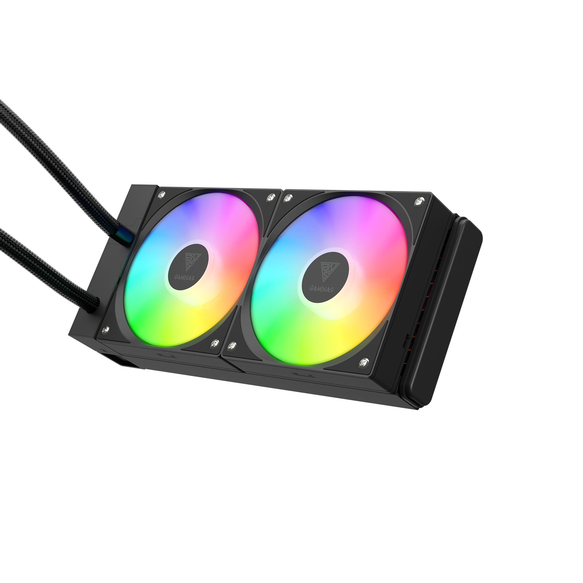 GAMDIAS Chione E4-240 ARGB - CPU Cooler Liquid Fan 240mm with Digital Display - Image 6