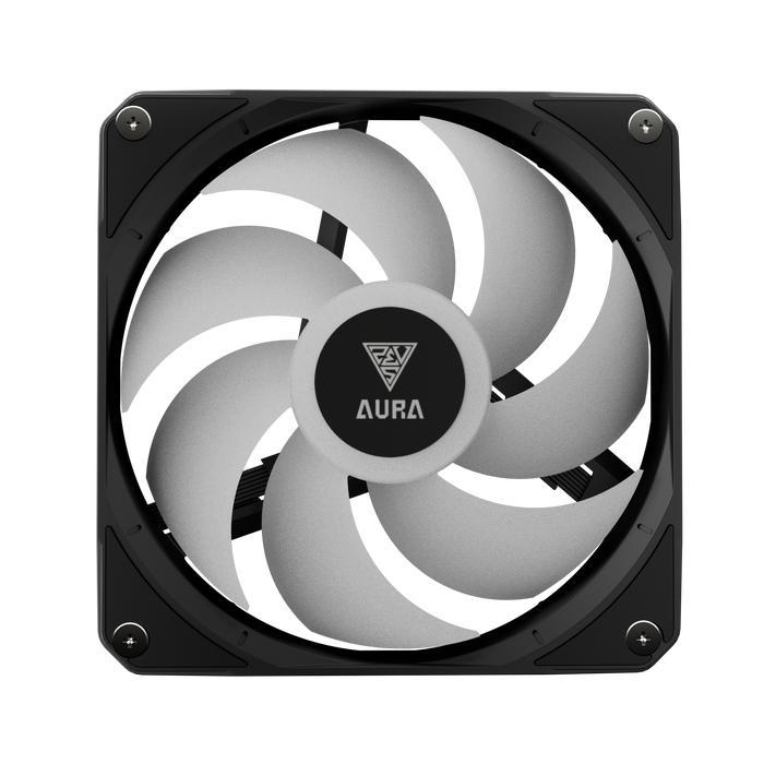 GAMDIAS Aura GL240 LCD ARGB - CPU AIO Liquid Cooler Fan 240mm with IPS LCD Display - Image 7