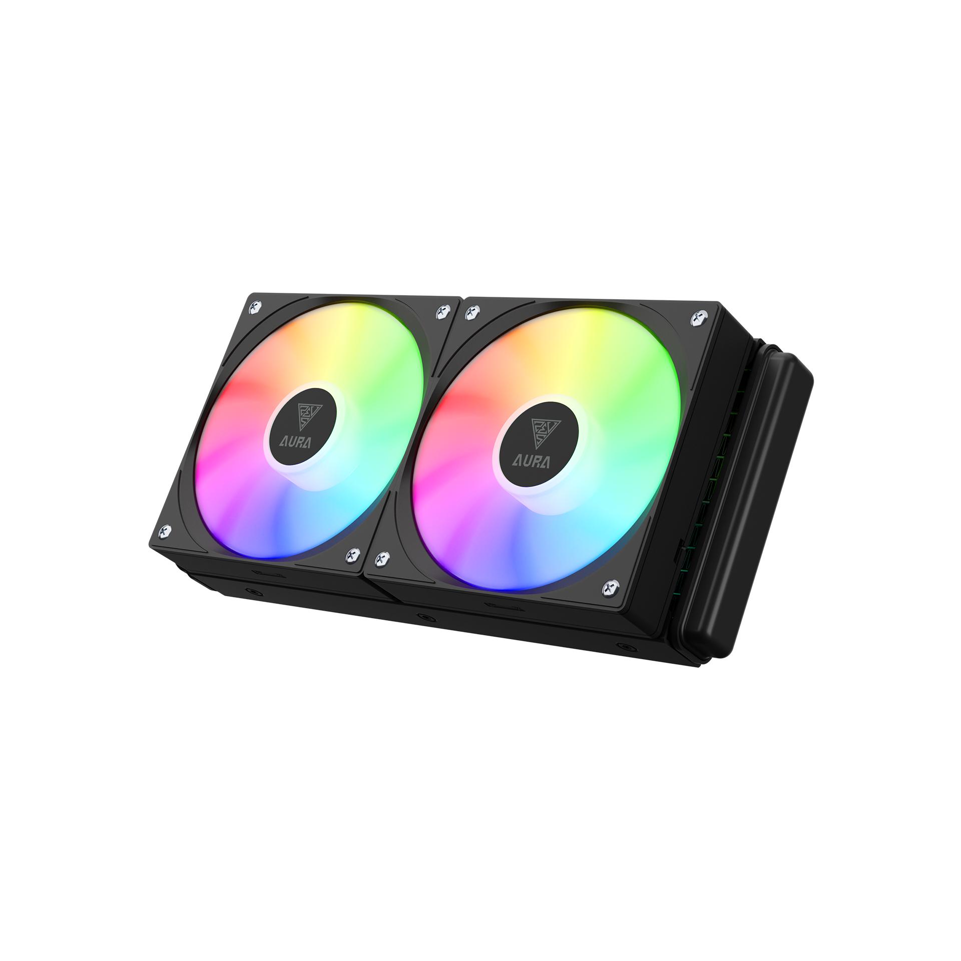 GAMDIAS Aura GL240 V2 ARGB - CPU Cooler Liquid Fan 240mm - Image 5