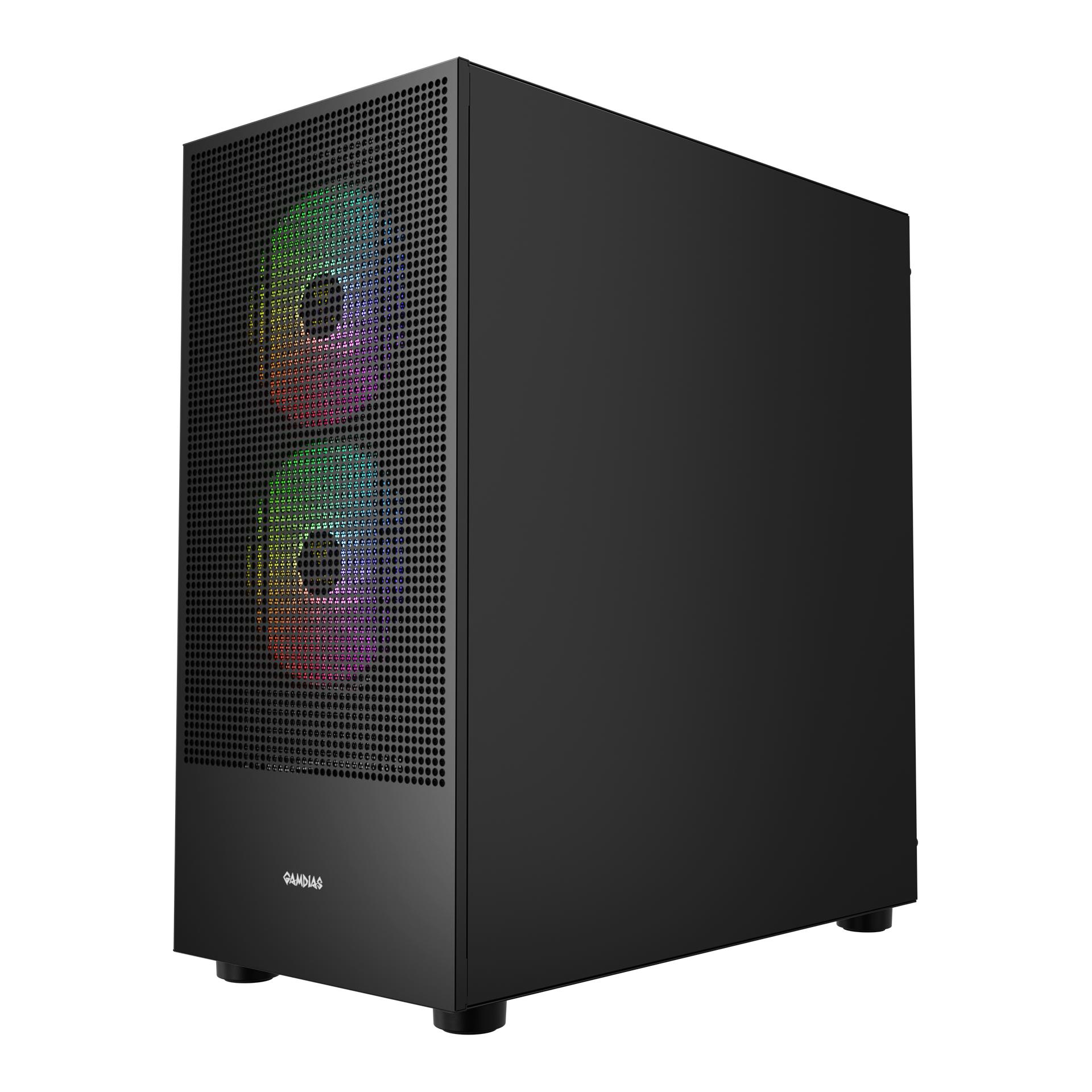 GAMDIAS Talos M3 Mesh Case - Tempered Glass Casing - Image 3