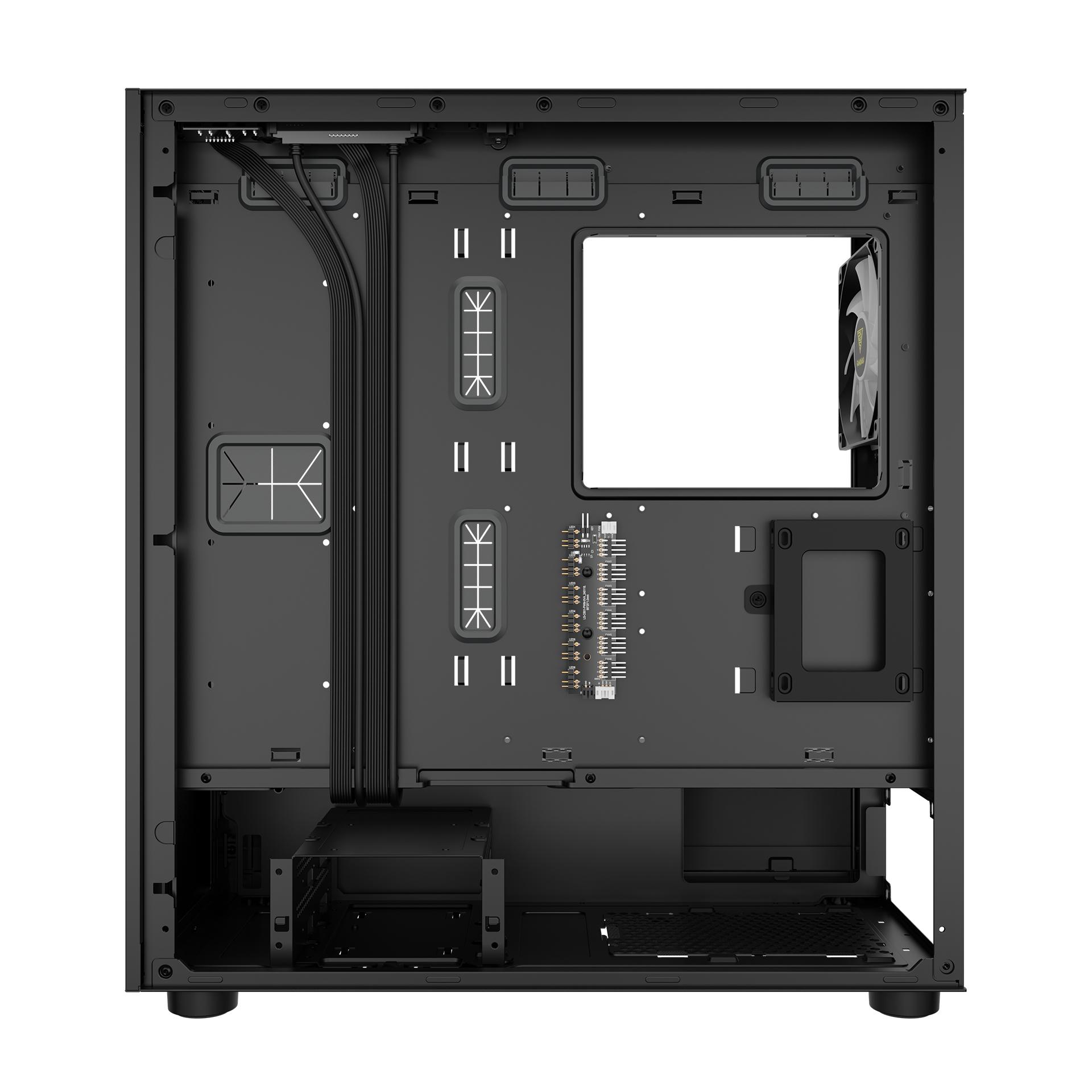 GAMDIAS Talos M3 Mesh Case - Tempered Glass Casing - Image 5